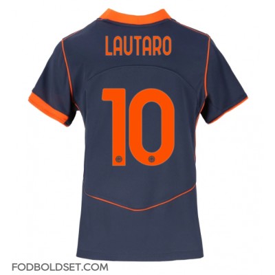 Inter Milan Lautaro Martinez #10 Tredjetrøje Dame 2025-26 Kortærmet Inter Milan Lautaro Martinez #10 Tredjetrøje Dame 2025-26 Kortærmet